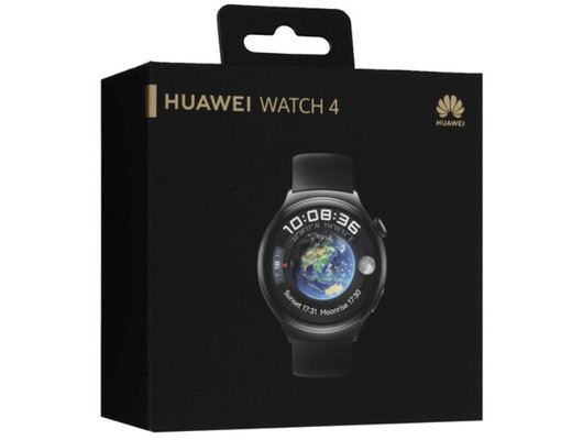 Смарт часы HUAWEI WATCH 4 BLACK ELASTOMER (ARCHI-L19F)
